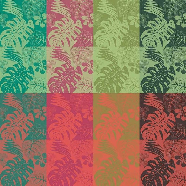 Garnier-Thiebaut Mille Palma Pop Tablecloth 175x175cm Carousel 4