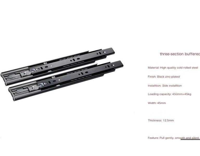 500mm Drawer Runner Soft Close 2033606 Carousel 1