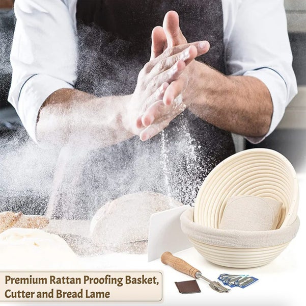 Sour Dough Proofing Basket Kit with Mixer and Cleaner image 7