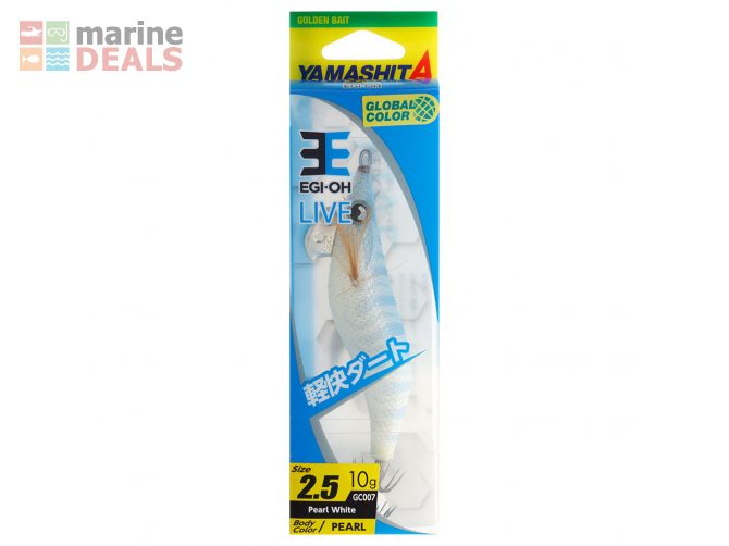 Yamashita EGI-OH LIVE Squid Jig 2.5 75mm Pearl Wh… Carousel 2