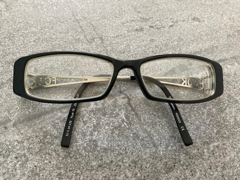 FCUK Black Glasses Frames from Specsavers - Excellent Condition Carousel 2