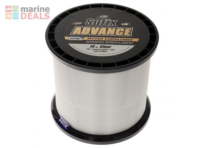 Sufix Advance H-PE Monofilament Clear 1100m 14lb … Carousel 1