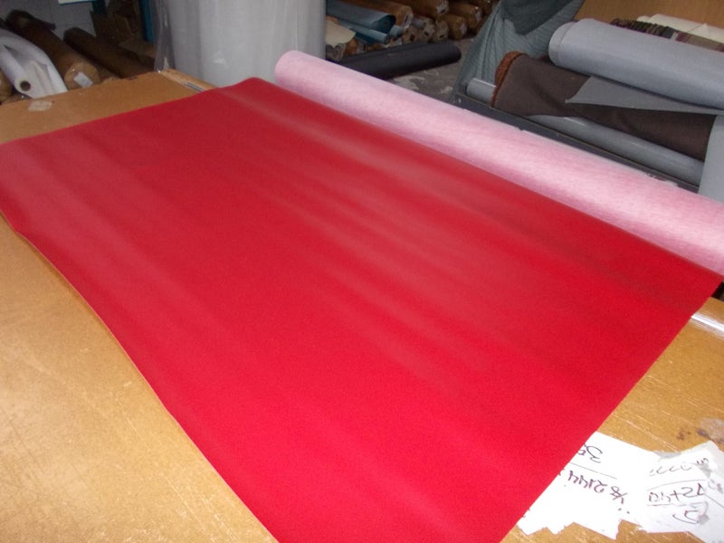 Vynide upholstery vinyl red Carousel 1