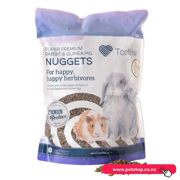 Topflite Super Premium Rabbit & Guinea Pig Nuggets 3kg Carousel 1