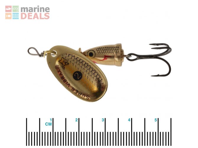 Blue Fox Vibrax Shad Spinner Lure 6g Gold Shad Carousel 3