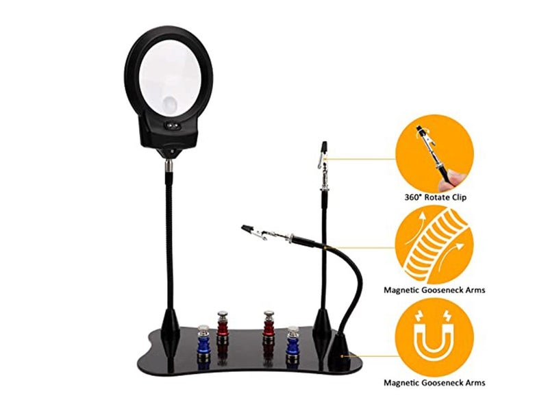 Multifunctional Welding LED Magnifier Carousel 2