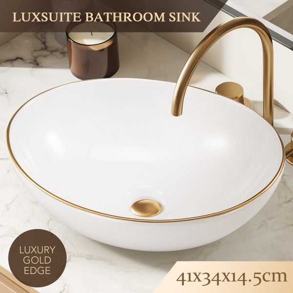 Bathroom Ceramic Basin Vanity Washing Sink Bowl Carousel 2