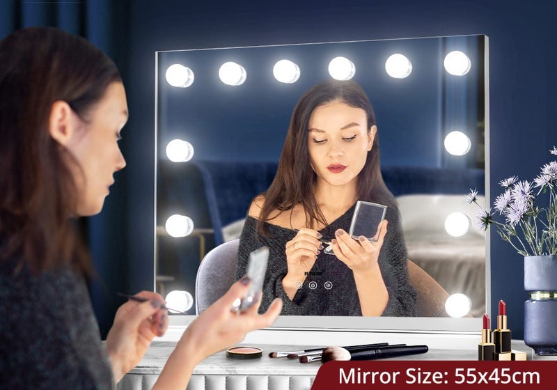 Makeup Mirror with 12 LED Lights Carousel 2