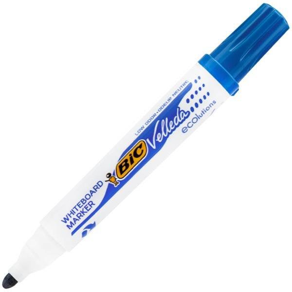 BIC Velleda ECOlutions Blue Whiteboard Marker Bullet Tip x 12's pack (1701 06) Carousel 2