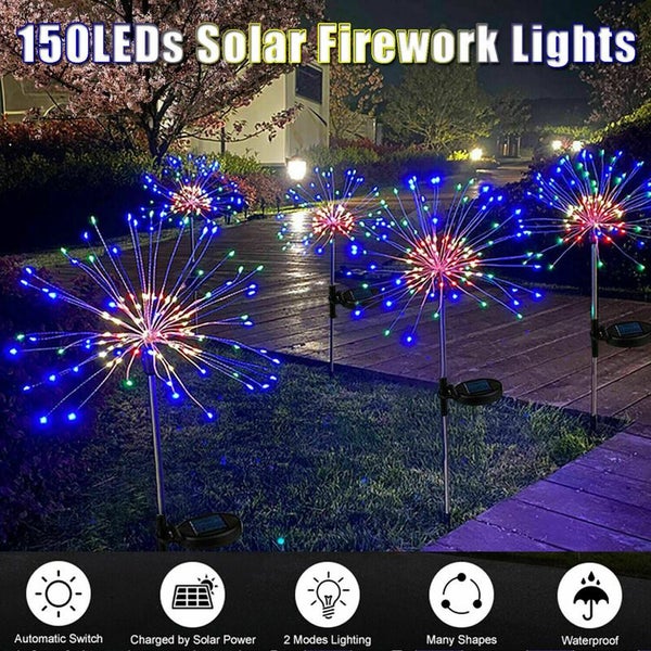 Garden Solar Light Outdoor Firework Lights 2004075 Carousel 1