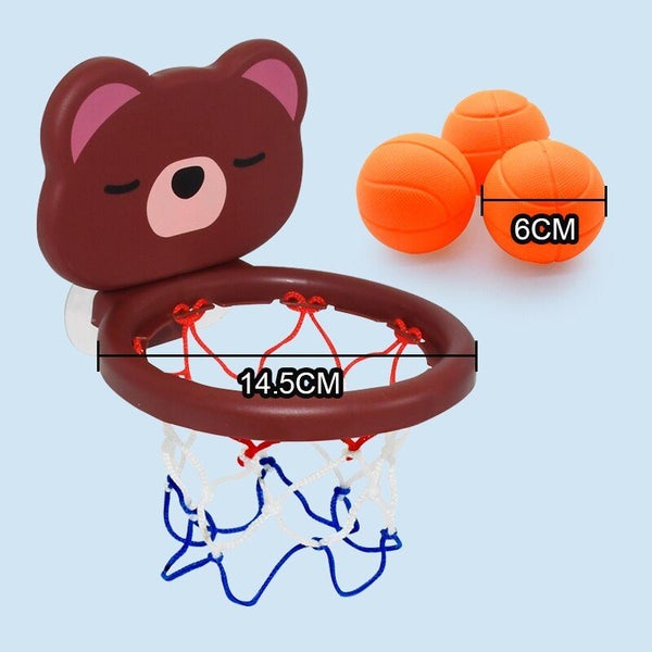 Childrens New Mini Cute Little Bear Bathroom Shooting The Ball Toy Carousel 1