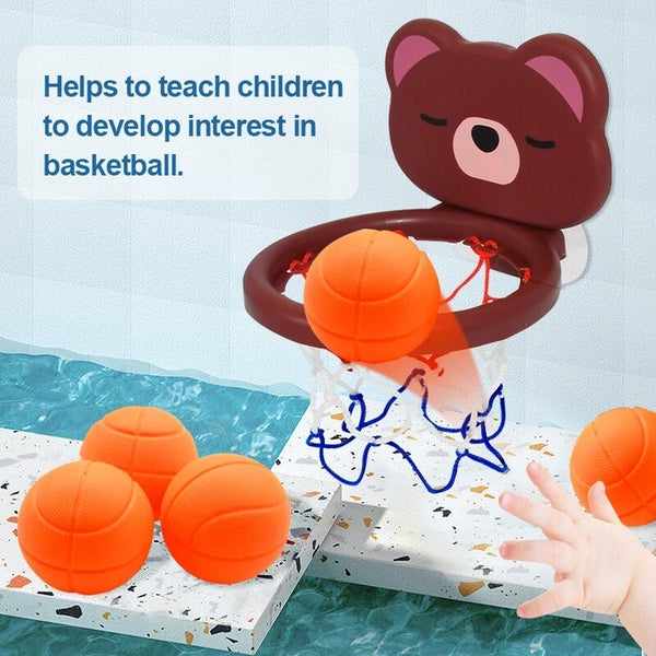 Childrens New Mini Cute Little Bear Bathroom Shooting The Ball Toy Carousel 2