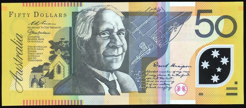 Australia - 1997 - $50 - Macfarlane-Evans- Low Number - FL97 0000002 - Unc Carousel 2