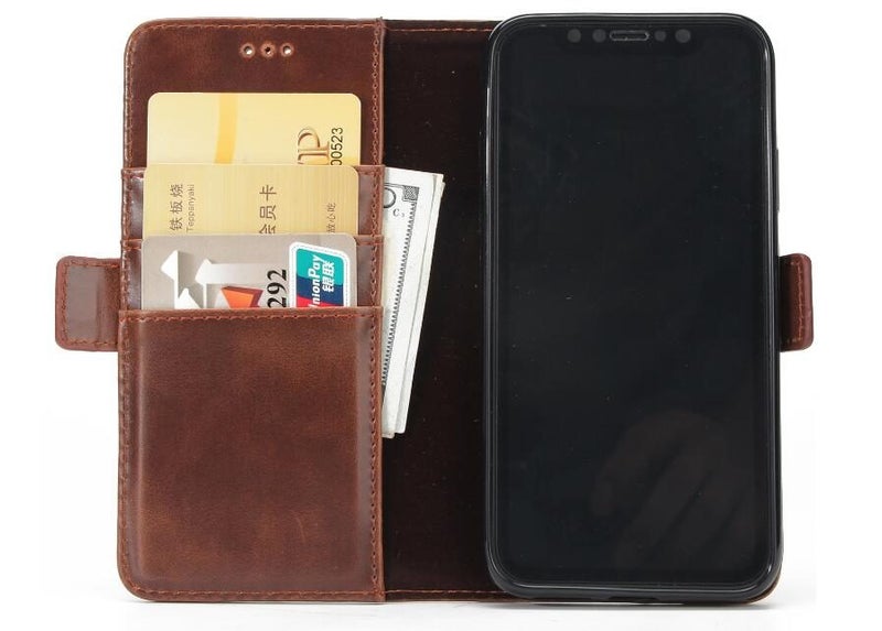 HTC M8 case premium fine leather wallet case Carousel 2