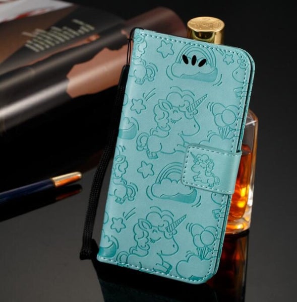Galaxy Note 2 Case Wallet Leather Unicorn Case Carousel 3