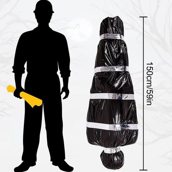 Halloween Dead Body Outdoor Decoration Dead Body In A Black Bag Carousel 6