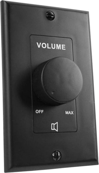 Rockville VOL7035 35w 70v Black Wall Volume Control Zone Controller Box 1-Gang Carousel 2