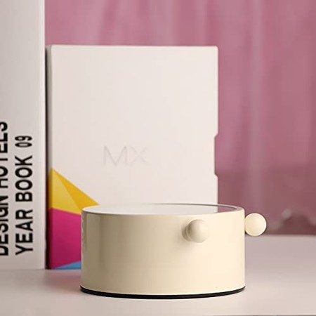 Mute Alarm Clock Rainbow Night Light Carousel 2