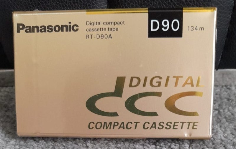1 x Panasonic 90 Minute Blank Digital Compact Cassette DCC Audio Tape (sealed) Carousel 1