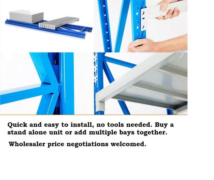 Shelving unit 4m(L) x0.5m (W) x2m (H) 800kg capacity -Free Delivery - HOT DEAL Carousel 2