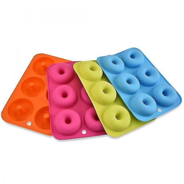 4-pack Silicone Donut Baking Mold Carousel 1