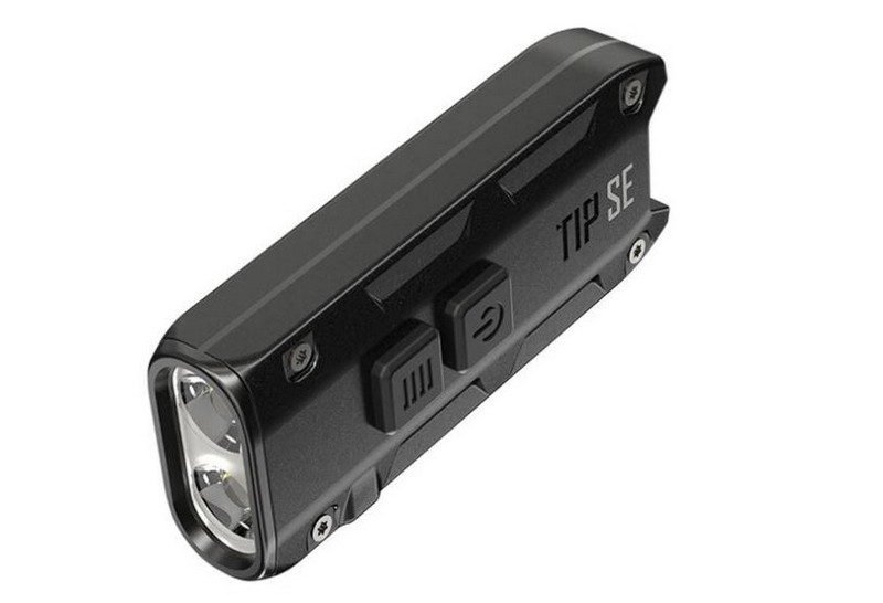 NITECORE 700 LUMEN RECHARGEABLE KEYCHAIN FLASHLIGHT BLACK - TIP SE BLACK Carousel 1