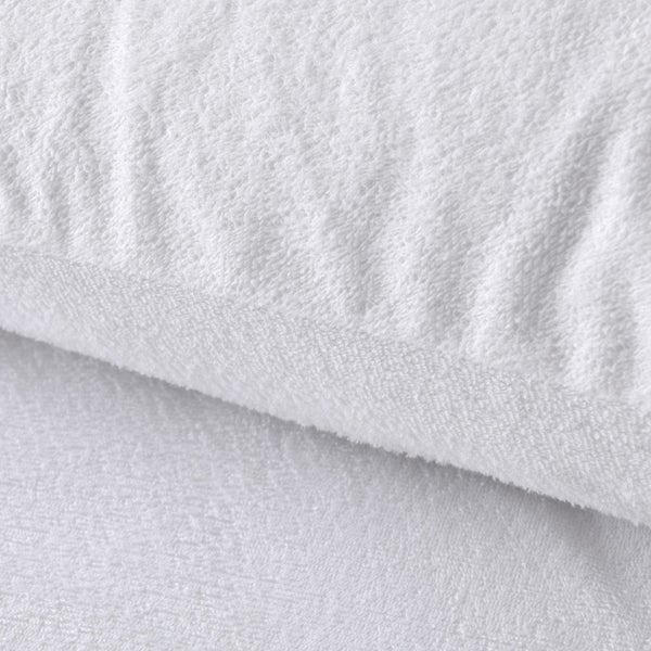 Dreamaker Cotton Terry Towelling Waterproof Pillow Protector (Twin Pack) Carousel 2
