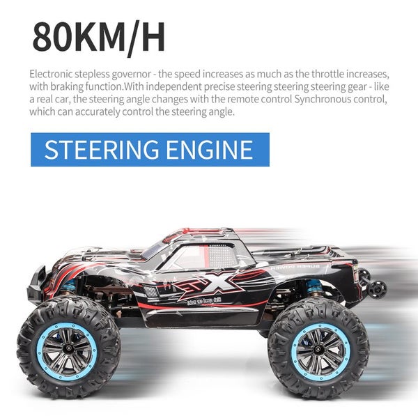 RC Car size 1:10 4WD 80km/H High Speed Rechargeable Battery Carousel 2