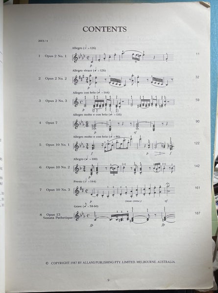 Beethoven Piano Sonatas Book 1 Edited by Kendall Taylor Carousel 2