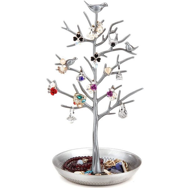 Jewellery Stand Organiser Tree Bird Ring Earring Necklace Holder 2028504 Carousel 1