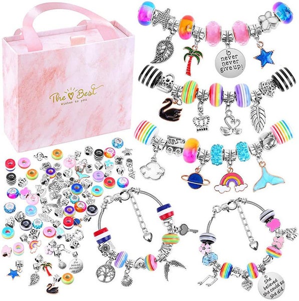 Jewellery Making Supplier Charm Bracelet Necklace Pendant Making Kit I1315MZ0 Carousel 1