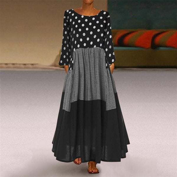 Maxi Dress Cotton Summer Dresses Womens Clothing Plus Size 20 J2052BK8 Carousel 4