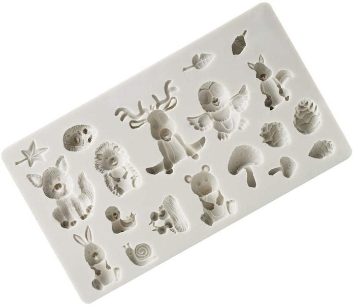 Silicone Mould Forest Animals Fondant Cake Mold I1104WT0 Carousel 2