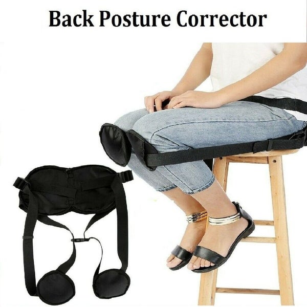 Posture Corrector Lower Back Support Belt Sitting Spine Braces i1844BK0 Carousel 2