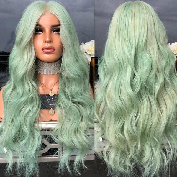 Green Curly Wigs C0292GN0 Carousel 1
