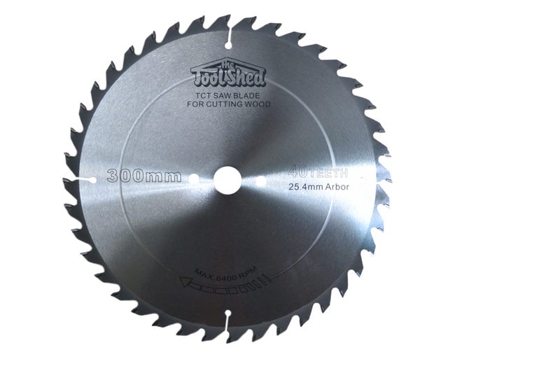 ToolShed Mitre/Table Saw Blade TCT 300mm 40T 25.4m Carousel 1