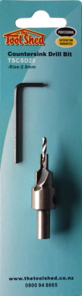 ToolShed Counter Sink Drill Bit 2.8mm Carousel 1