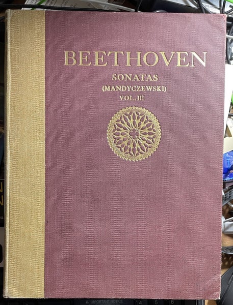 Beethoven Sonatas (Mandyczewski) Vol III Sugener's Edition 8044C Carousel 1