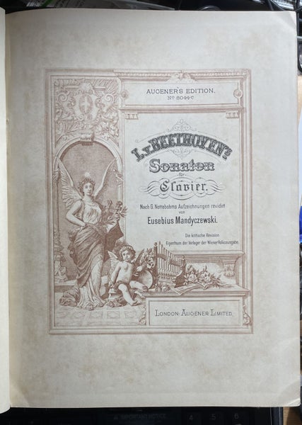 Beethoven Sonatas (Mandyczewski) Vol III Sugener's Edition 8044C Carousel 2
