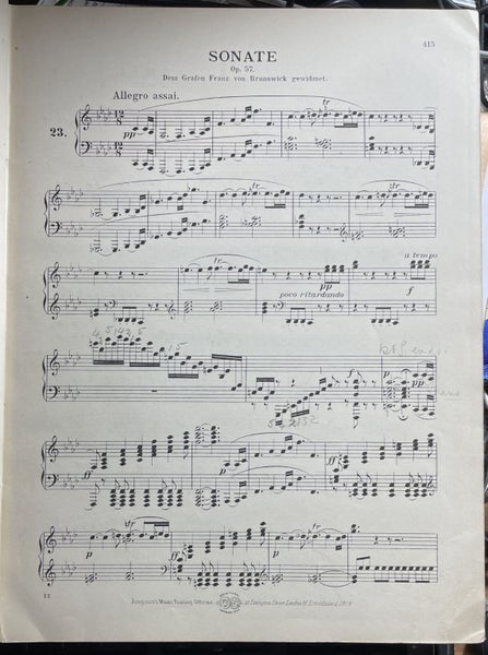 Beethoven Sonatas (Mandyczewski) Vol III Sugener's Edition 8044C Carousel 4