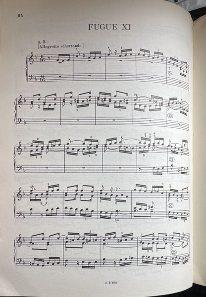 J S Bach Forty-eight Preludes and Fugues Pianoforte Book I and II Carousel 8