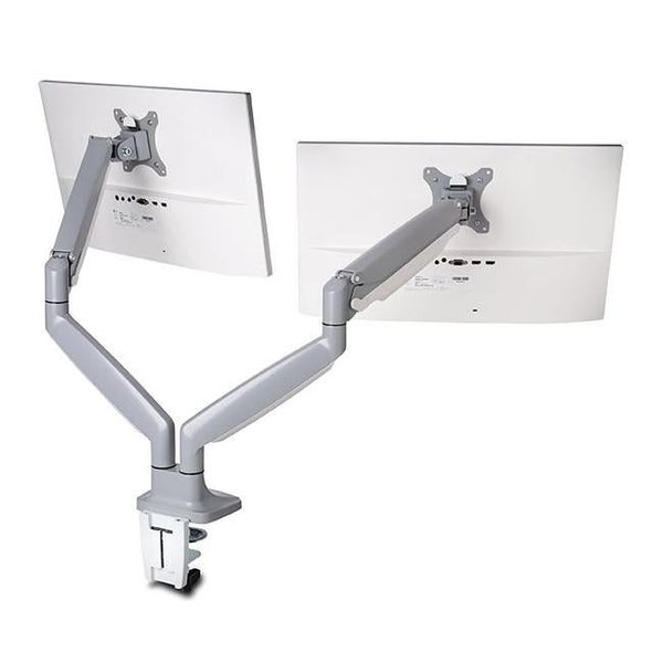 Kensington smartfit one touch adjust dual monitor arm grey Carousel 1