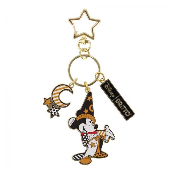 Disney by Britto Midas Metal Keychain - Sorcerer Mickey Carousel 1