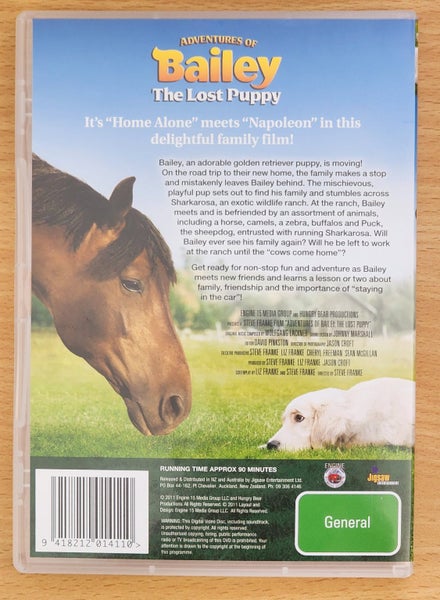 Adventures of Bailey: The Lost Puppy - DVD Carousel 2