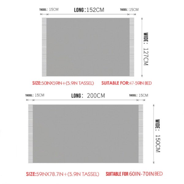 Anycozy Green Faux Cashmere Throw Blanket Diamond Knit 150x230cm Carousel 7