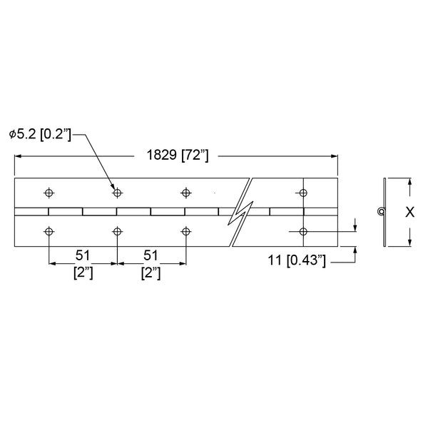 Penn Elcom - P1309P - Piano Hinge Carousel 2