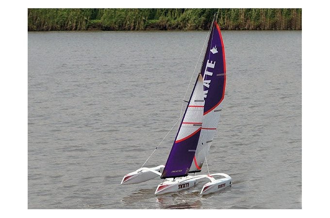 Beili Skate 1000 Trimaran Sailboat 1700mm Height ( almost ready to sail) Carousel 1