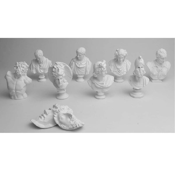 NEW new Resin Greek Bust Statue Roman Greek Mythology Figurine *Clearance*62960461752322114