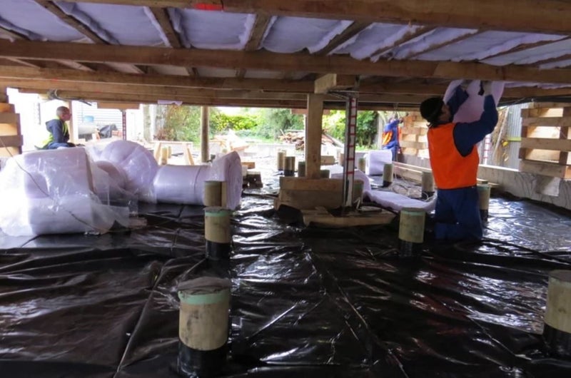 Non Toxic Polyester Underfloor insulation R 2 @ 500 or 650 mm 30 available Carousel 2