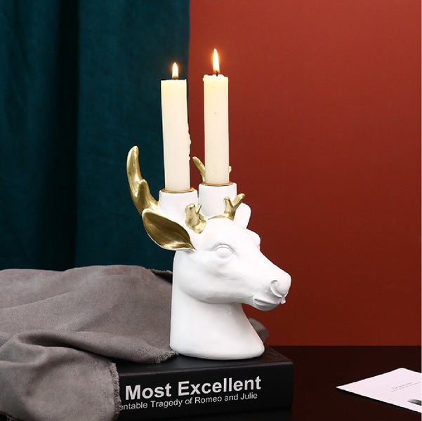 Brand New Hall Table Deer Bust Figurine Statues *Sale NOW* Carousel 2